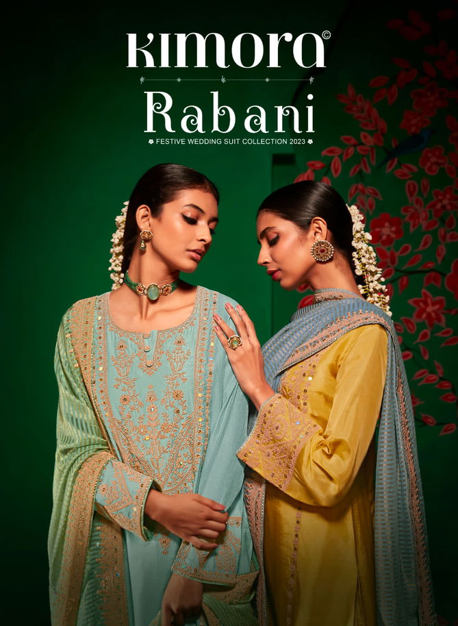 Kimora Rabani Heavy Designer Wear Wholesale Wedding Salwar Suits Catalog